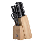 9 Pcs Knives Set in Wooden Block9 Pieces knife set with holder